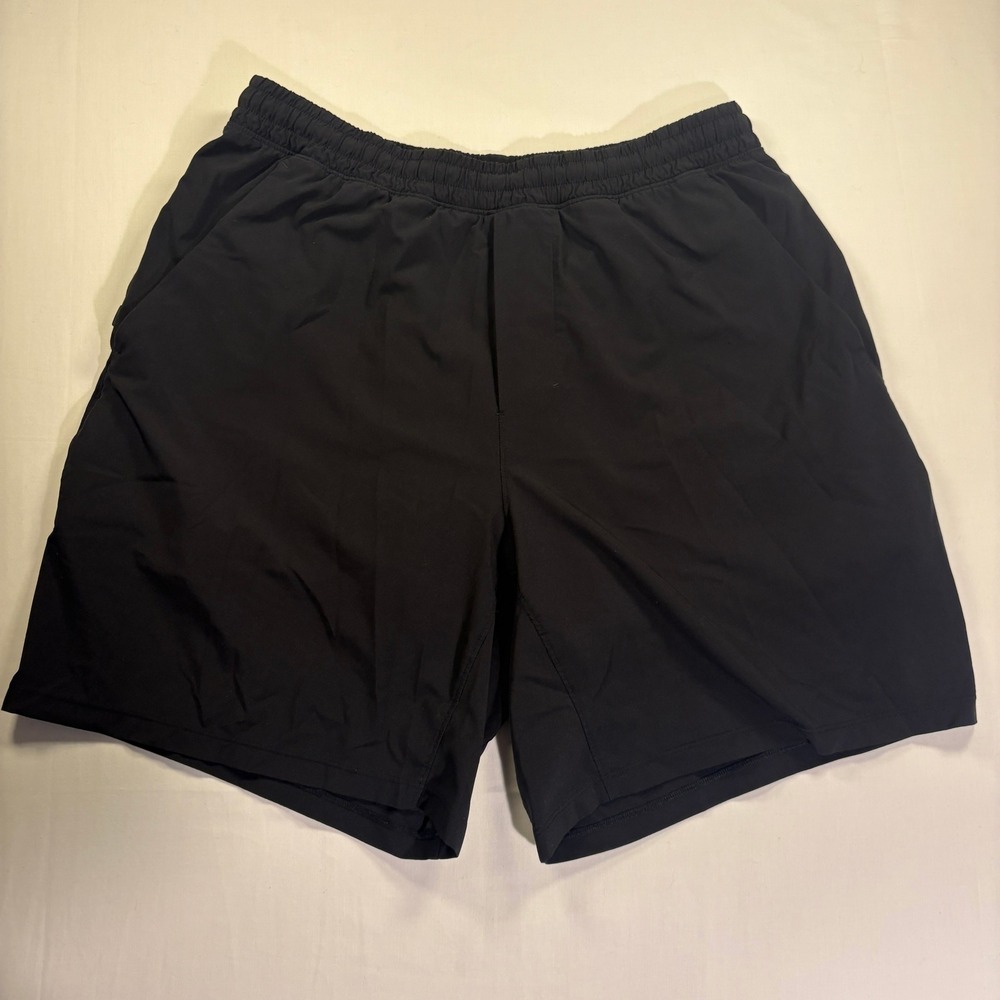 Lululemon Pace Breaker 7 Inch Lined Athletic Shorts Black Mens Medium